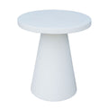 Table Bacoli Table Blanc Ciment 45 x 45 x 50 cm