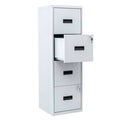 Caisson à Tiroirs Bisley Armoire de classement rechargeable Gris Métal 125 x 40 x 40 cm