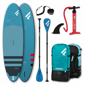 Planche de Paddle Surf Gonflable avec Accessoires Package Fly Air/Pure Fanatic 10.4" Bleu