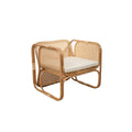 Fauteuil Romimex Naturel 65 x 80 x 60 cm