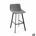 Tabouret Versa Baldwin Gris 49 x 88 x 42 cm (2 Unités)