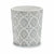 Cache-pot Modèle Blanc Gris Céramique 12,3 x 12 x 12,3 cm (144 Unités)