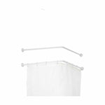 Tringle à Rideau De douche Blanc Aluminium 80 cm (24 Unités)