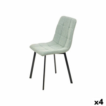 Chaise Vert Tissu 45 x 89 x 53 cm Élégant (4 Unités)