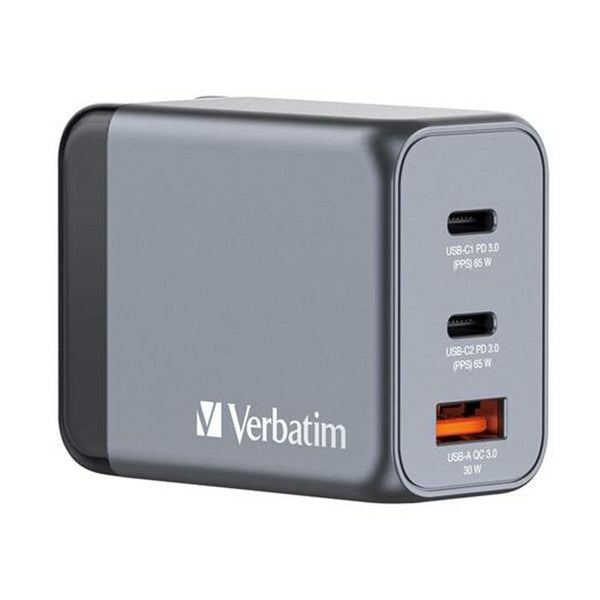 Chargeur mural Verbatim GNC-65 Noir 65 W Universel (10 Unités)