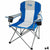 Chaise de camping pliante Aktive Bleu Gris 57 x 97 x 60 cm (4 Unités)