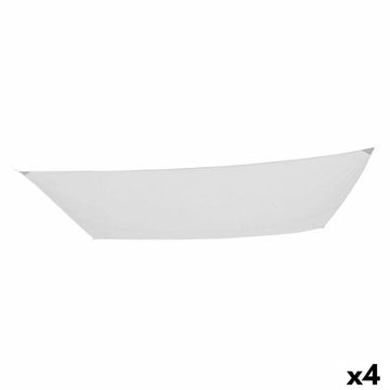 Voiles d'ombrage Aktive Triangulaire Blanc 300 x 0,5 x 400 cm (4 Unités)