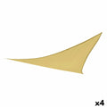 Voiles d'ombrage Aktive Triangulaire Crème 500 x 500 cm (4 Unités)