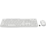 Clavier et souris sans fil Logitech MK295 Blanc AZERTY