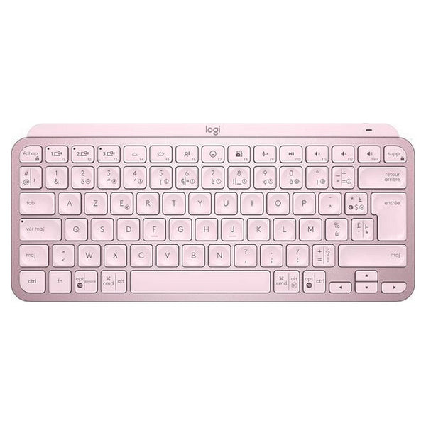 Clavier sans fil Logitech MX Keys Mini Rose AZERTY