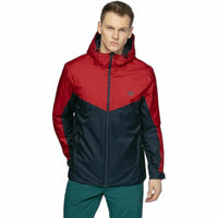 Anorak de ski 4F Membrane KUMN002 Rouge Homme