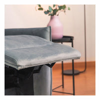 Fauteuil Inclinable Astan Hogar Relax Manuel Gris Velours