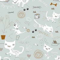 Couvre-lit Panzup Cats 3 (200 x 260 cm) (Lit de 105/110)