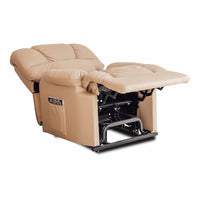 Fauteuil Relax Masseur Lève-personne Astan Hogar Marron Clair Cuir synthétoqie