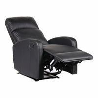 Fauteuil Inclinable Astan Hogar Relax Manuel Noir Cuir synthétoqie