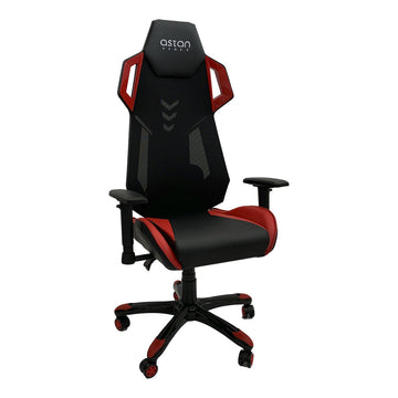 Chaise de jeu Astan Hogar Stream Team Noir/Rouge